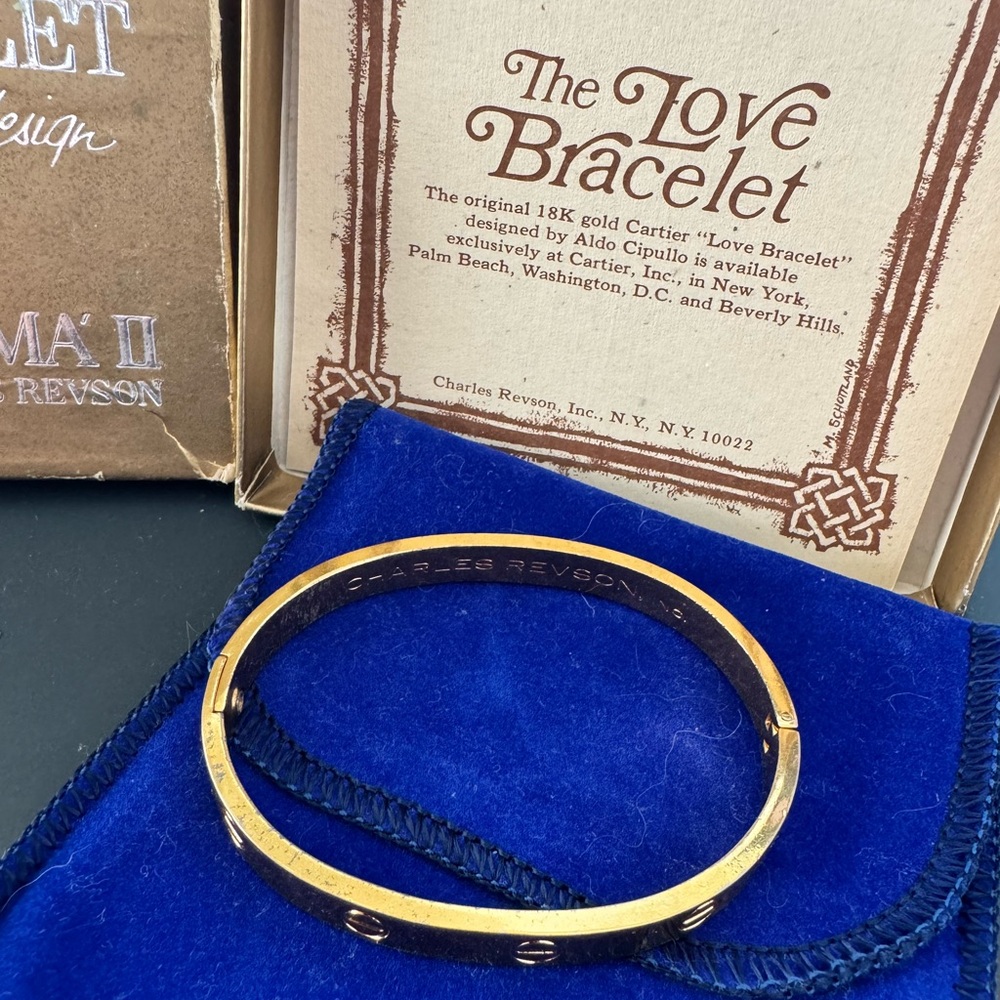 1970 Cartier Love Bracelet ‘Ultima’ II Aldo Cipullo x Charles Revson